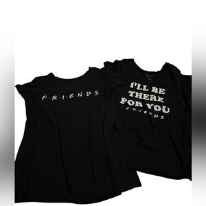 Lot Of 2 Torrid Size 2 FRIENDS T-shirts